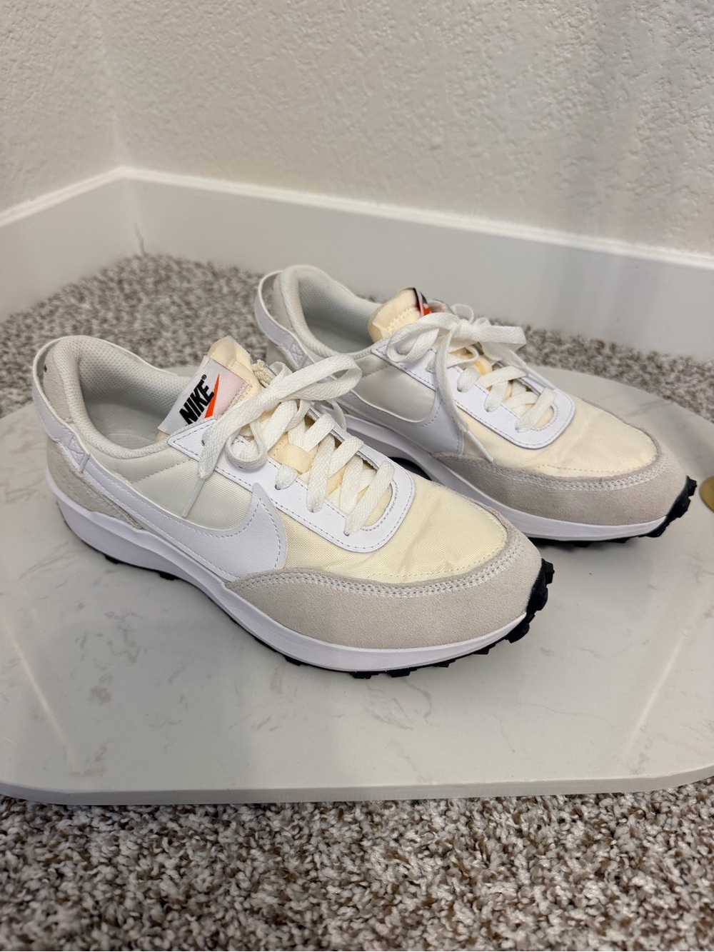 Nike Women's Off-White & White Retro Runner Sneakers